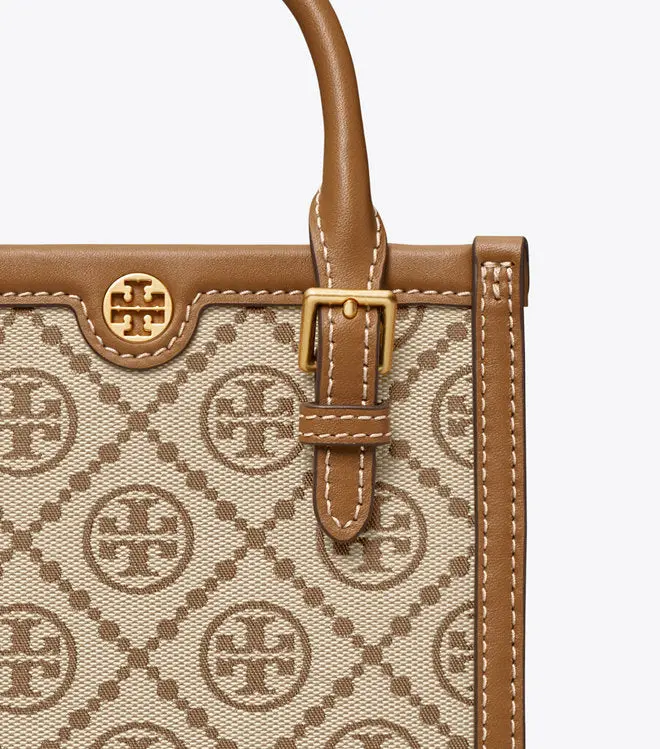 Tory Burch Monogram Mini Tote Bag 4484 - Image 4