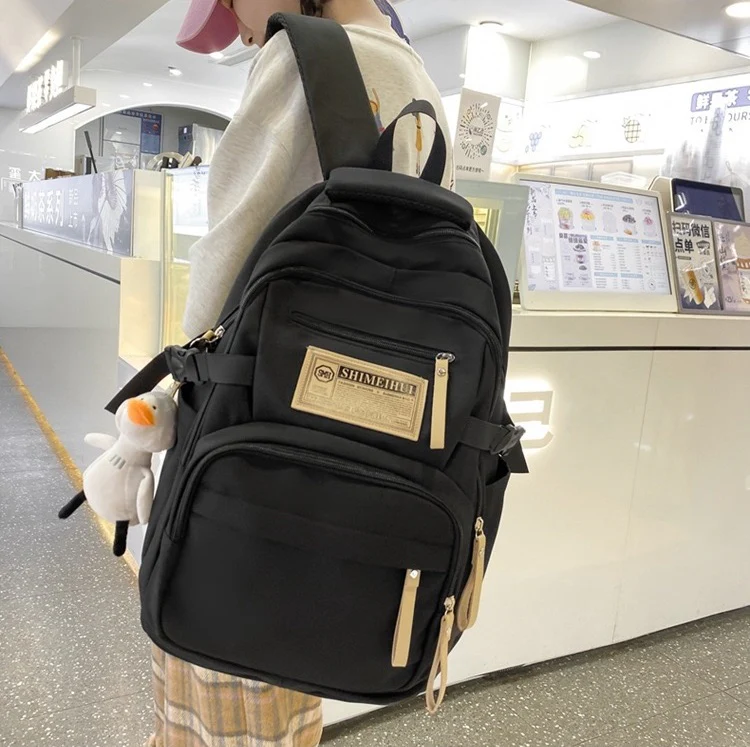 Korean Version Schoolbag Unisex Backpack 002 - Image 8