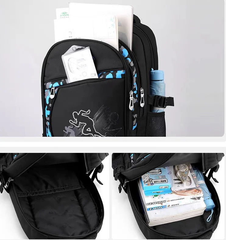 Kids School Bag Casual Kids Daypack, Water-Proof Kids Backpack 4128 - Image 11