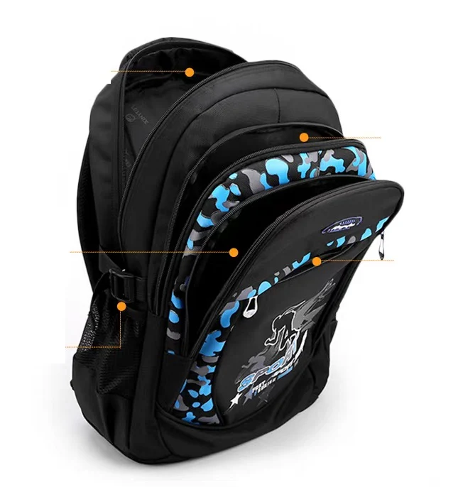 Kids School Bag Casual Kids Daypack, Water-Proof Kids Backpack 4128 - Image 7