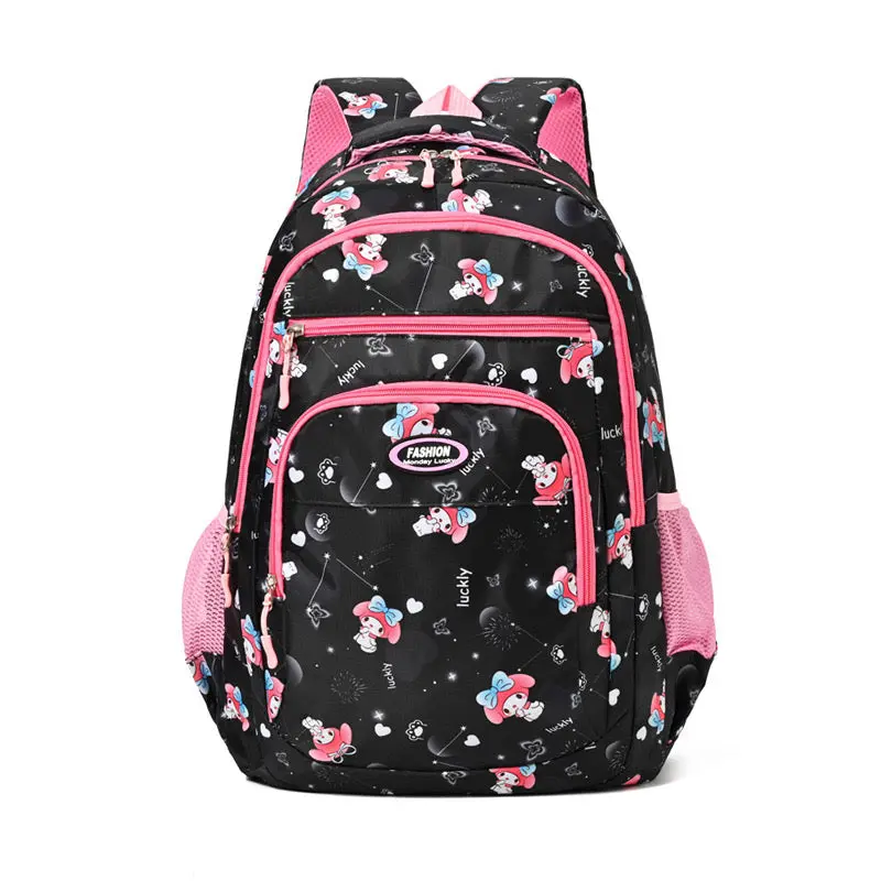 Waterproof Bow Print Student Backpack 1217