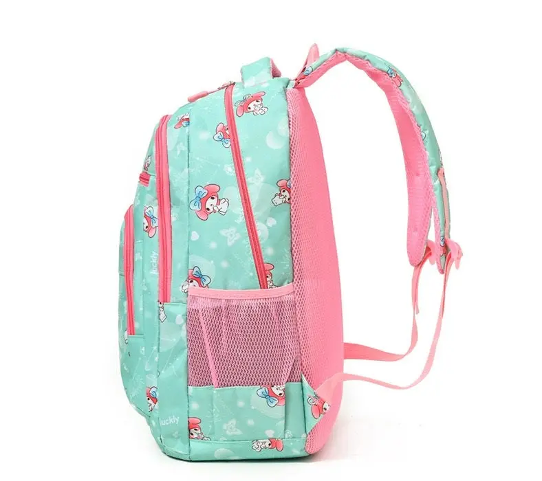 Waterproof Bow Print Student Backpack 1217 - Image 3