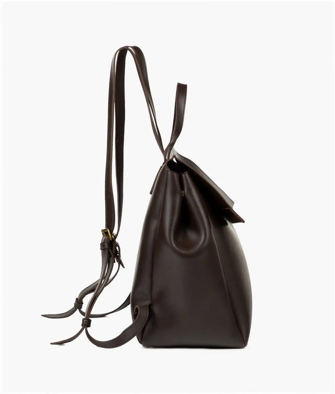 Coffee Women Leather Backpacks 557 - Image 7