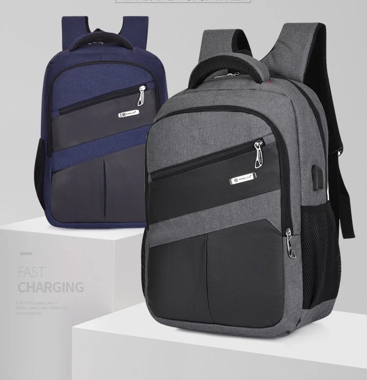 Durable And Stylish Laptop Backpack With USB MJ190 - Image 13