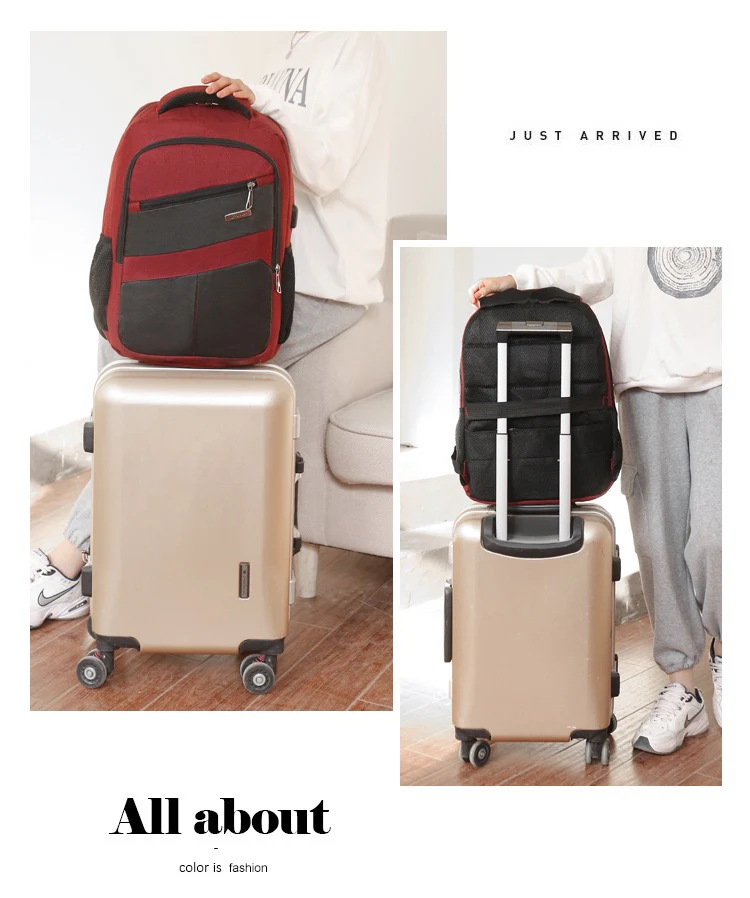 Durable And Stylish Laptop Backpack With USB MJ190 - Image 8