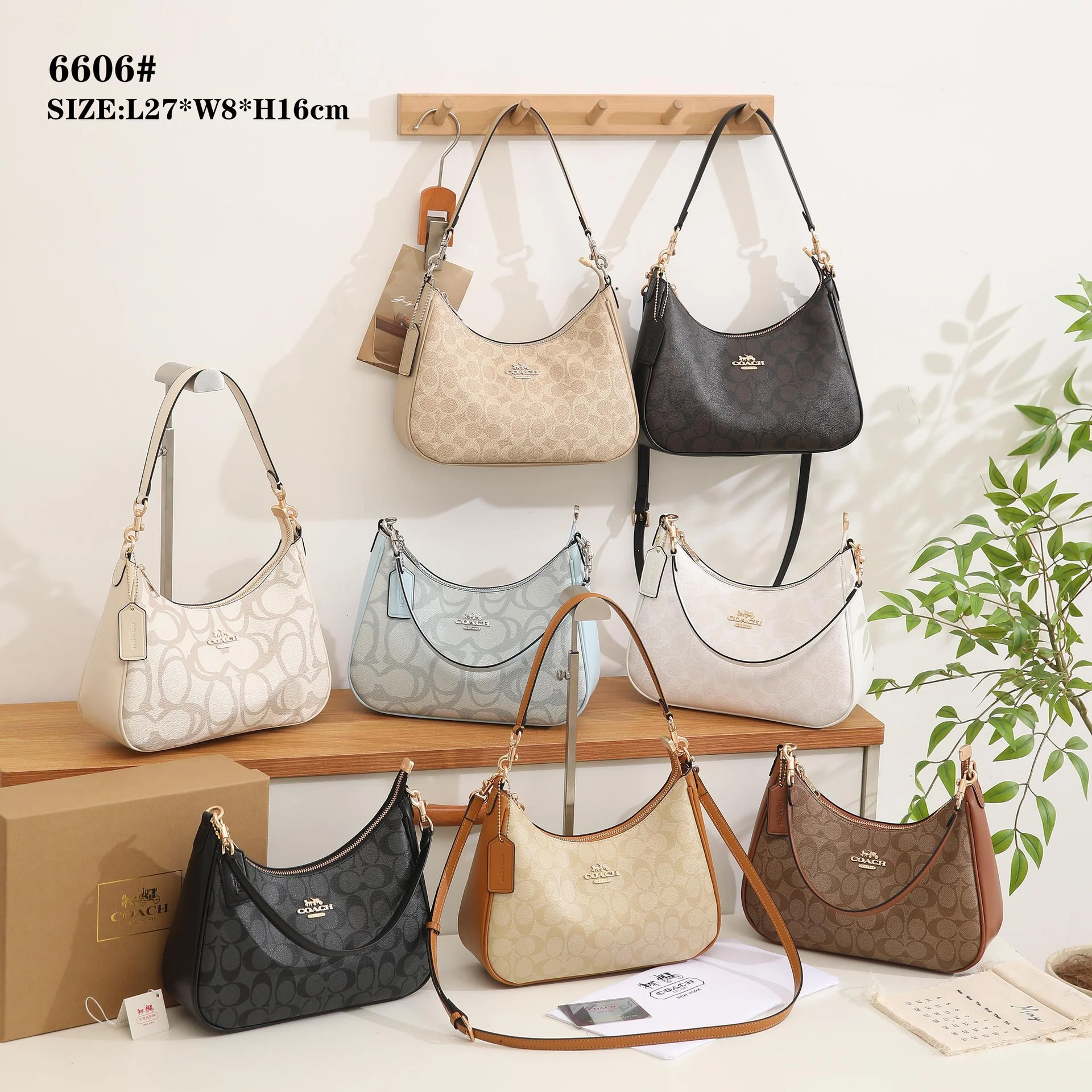 Coach Shoulder Bag for Women With Box 7783 - Image 2