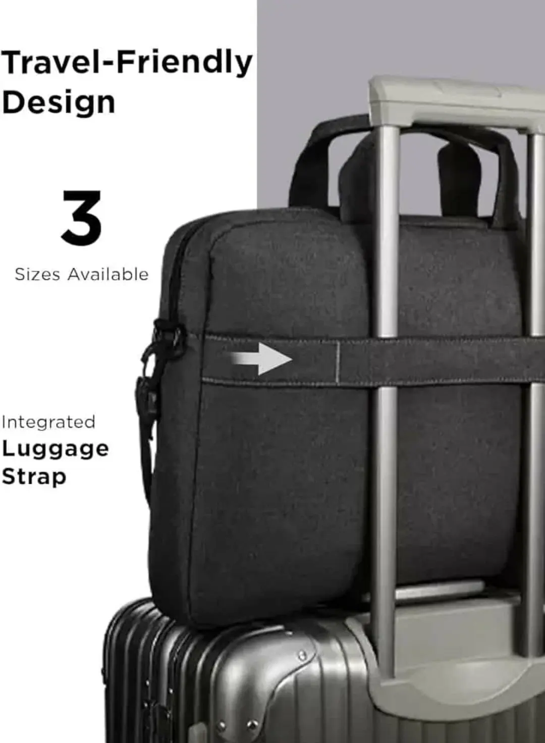 Black workship 14/15 inch Lenovo Laptop File Bag 4074 - Image 5