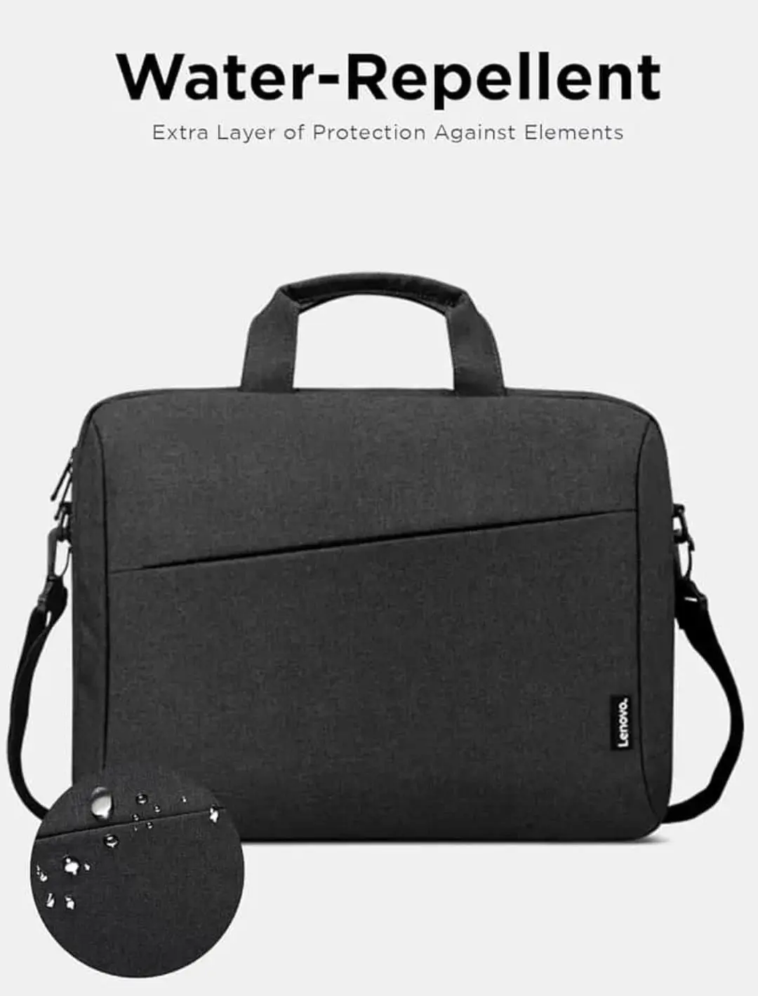 Black workship 14/15 inch Lenovo Laptop File Bag 4074 - Image 7