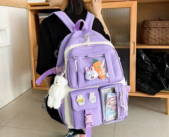 5 pcs Bunny Bag Travel Multifunctional Large Capacity Canvas Bag 978 - Image 7