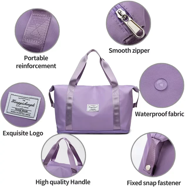 Apple Green Travel Duffel Bag for Men & Women 4039 - Image 4