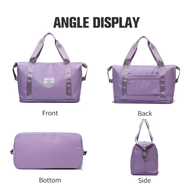 Apple Green Travel Duffel Bag for Men & Women 4039 - Image 8