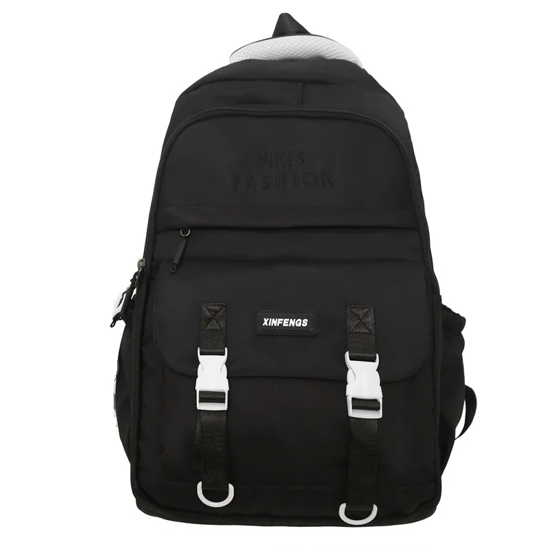 Elementary School, Junior High School, High School, and University, Large-Capacity Backpacks, Simple Backpacks for Women ZK409