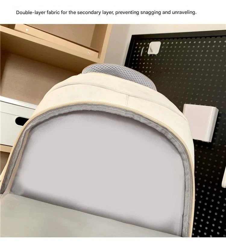 Elementary School, Junior High School, High School, and University, Large-Capacity Backpacks, Simple Backpacks for Women ZK409 - Image 12