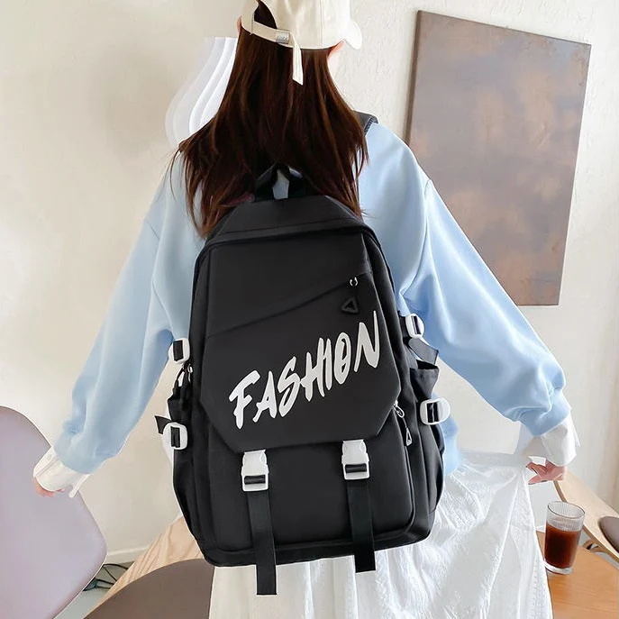 Fashion Canvas Korean Backpack 802 - Image 2