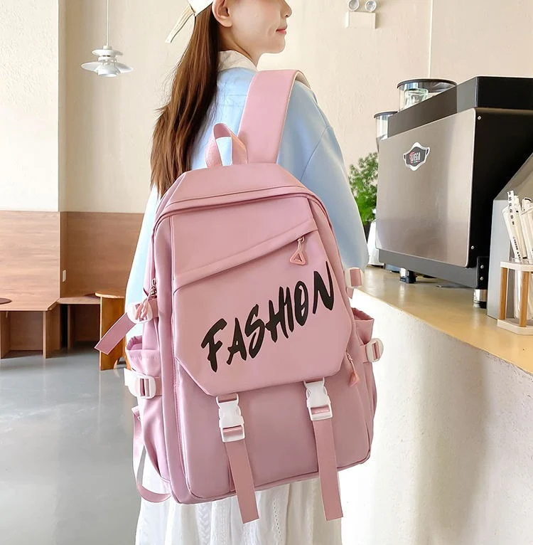 Fashion Canvas Korean Backpack 802 - Image 2