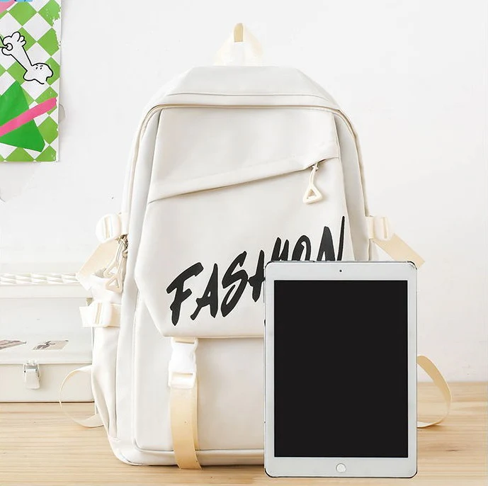 Fashion Canvas Korean Backpack 802 - Image 3