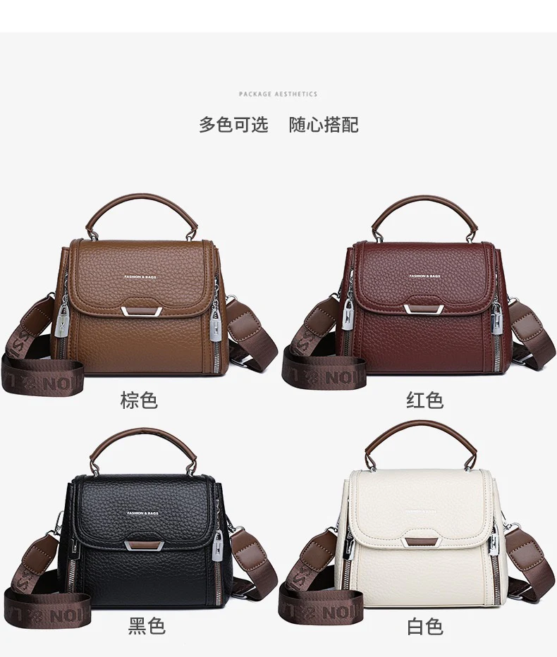 Fashionable Leather Handbag with Modern Design – Elevate Your Look 8219-2830 - Image 12
