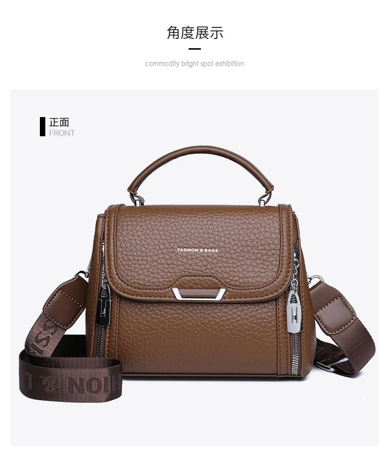 Fashionable Leather Handbag with Modern Design – Elevate Your Look 8219-2830 - Image 20