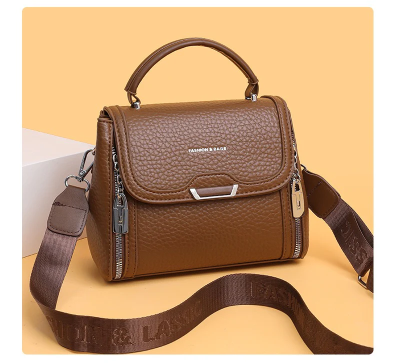 Fashionable Leather Handbag with Modern Design – Elevate Your Look 8219-2830 - Image 3