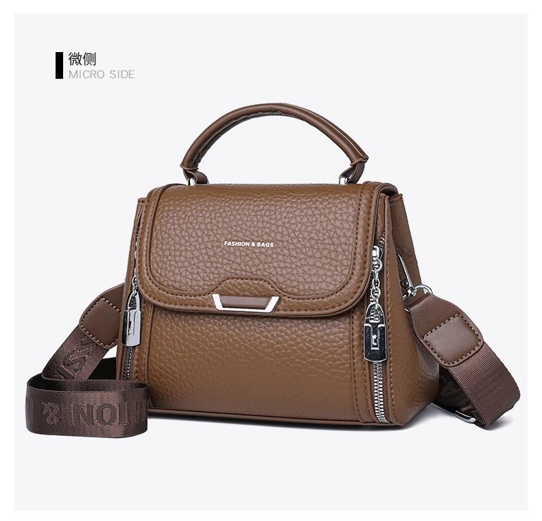 Fashionable Leather Handbag with Modern Design – Elevate Your Look 8219-2830 - Image 4