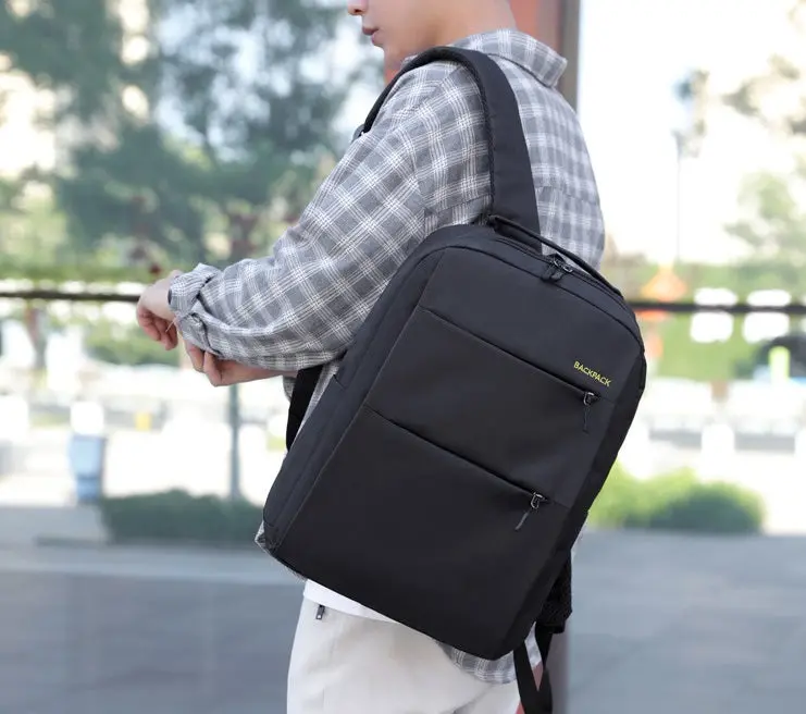 3Pcs Sets Men & Women Waterproof Backpack Without USB Port 4105 - Image 4