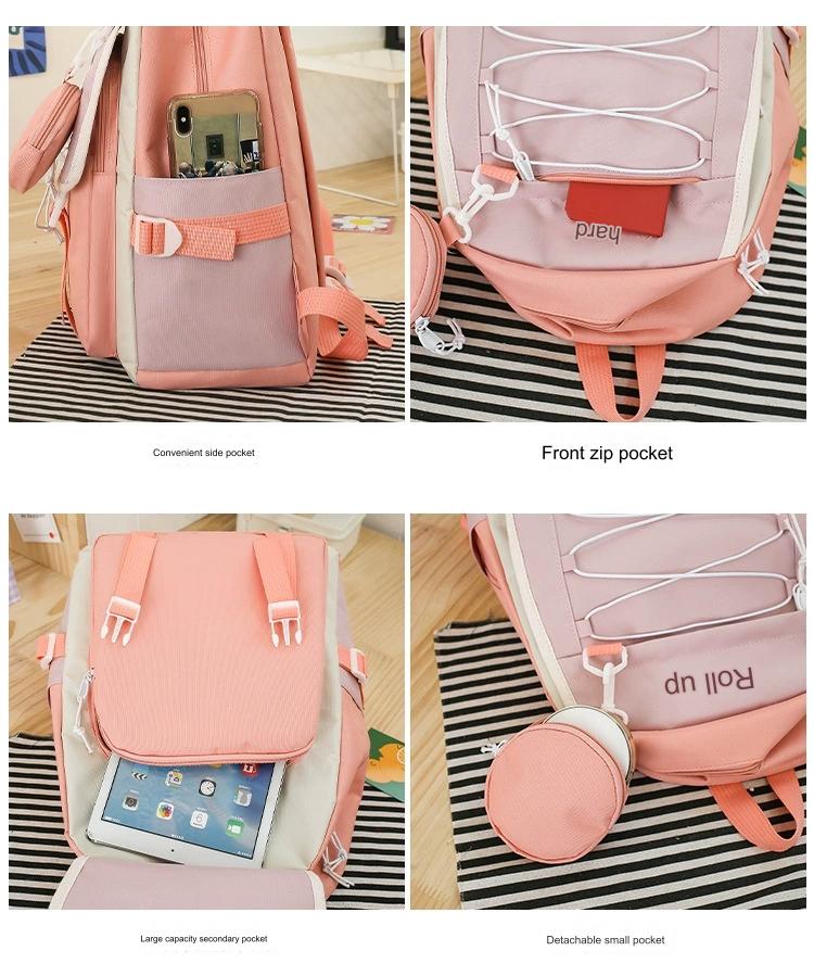 4 Pcs Set Backpack for Girls MJ16 - Image 4