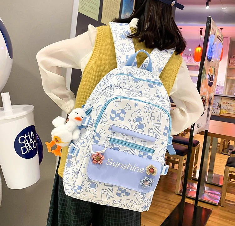 Durable Backpack For Girls 612-5 - Image 3