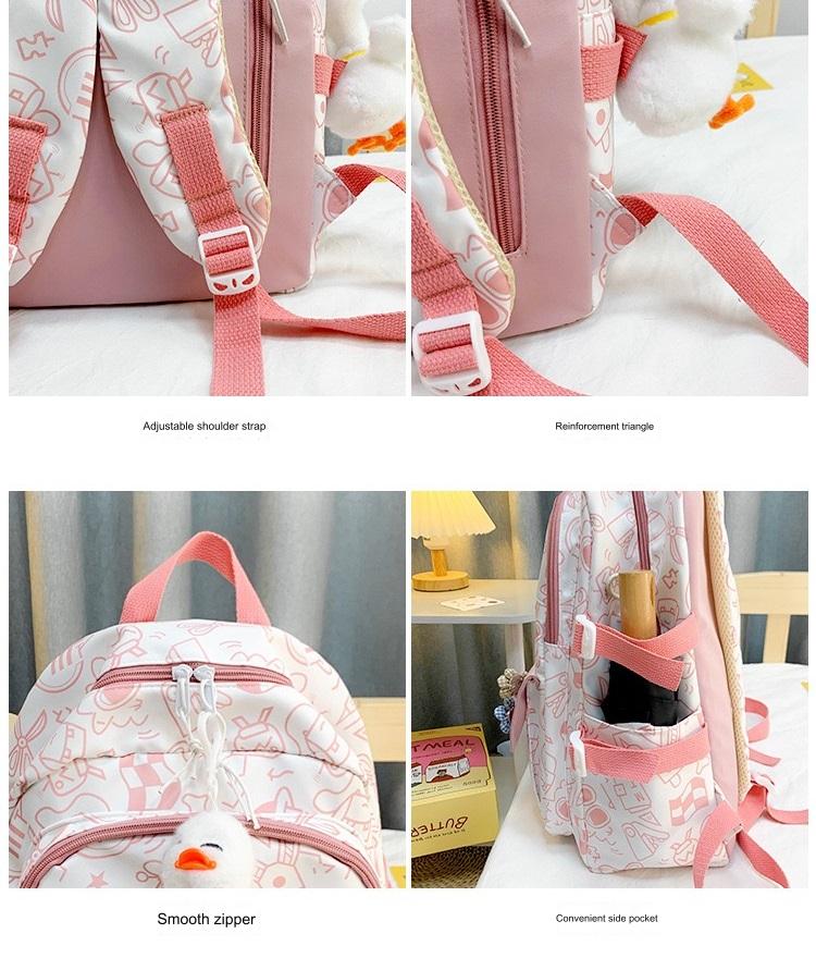 Durable Backpack For Girls 612-5 - Image 10