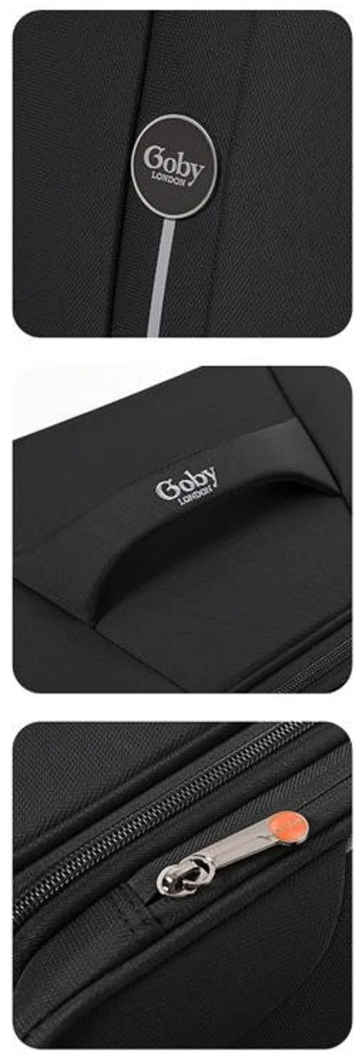 Goby London Carry-On Luggage Suitcase 3Pcs Sets On Wheels Oxford Luggage 3005 - Image 8