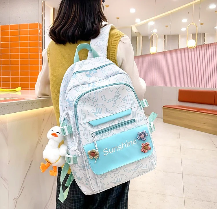 Durable Backpack For Girls 612-5 - Image 3