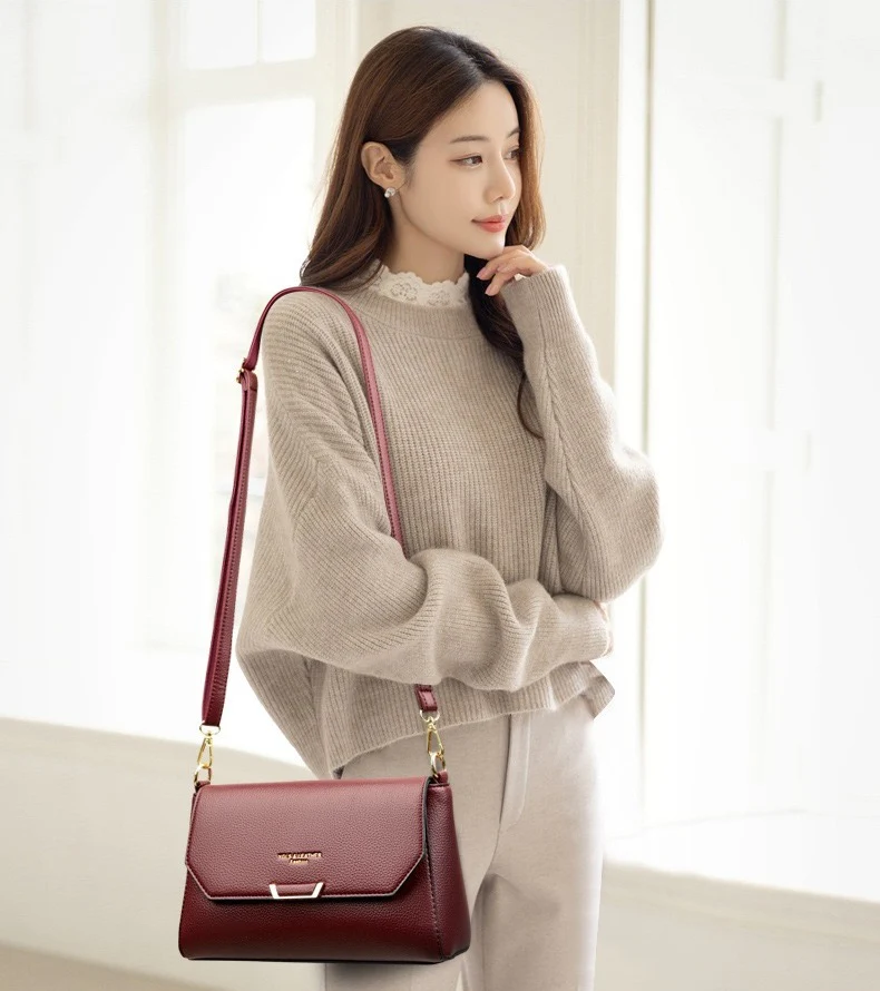 Premium Leather Crossbody Bag – (Watch Video Before Order) | 9899 - Image 2