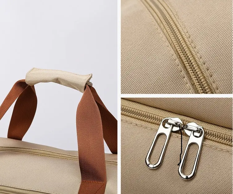Green Travel Duffel Bag for Men & Women 4130 - Image 9