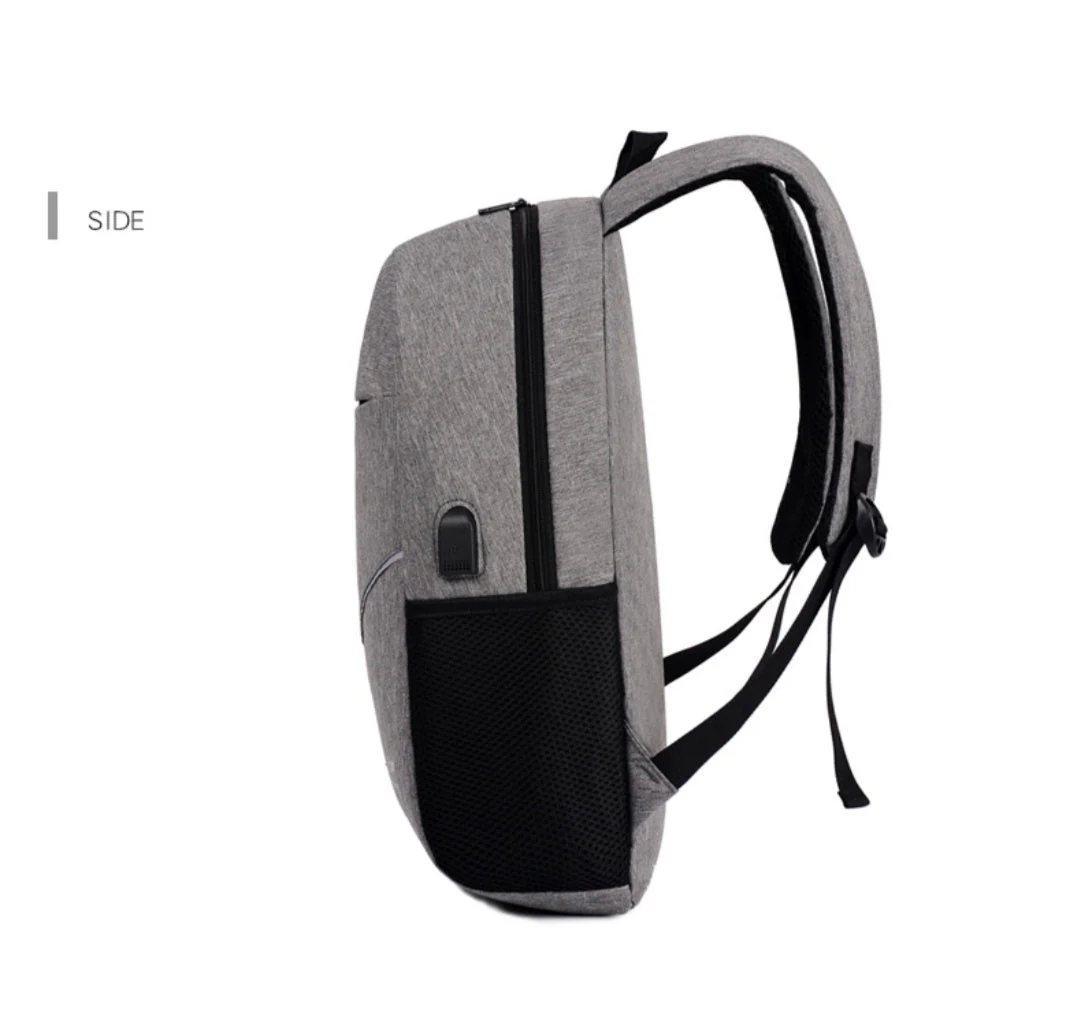 Grey 3 in 1 Laptop Backpack For Men & Women Without USB Port 2003 - Image 6
