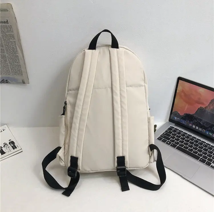 Zip Cotton Backpack Bag 7038 - Image 4