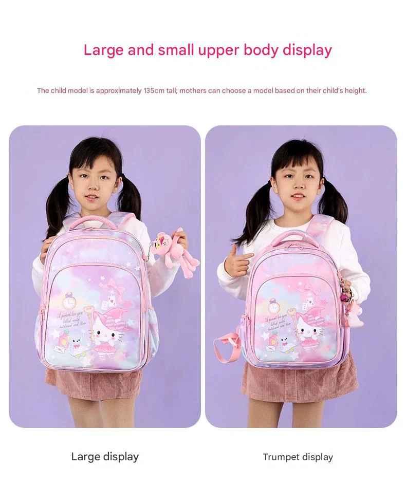 Pink Cartoon Kids Backpack with Fairy Tale Design MJ14 - Image 13