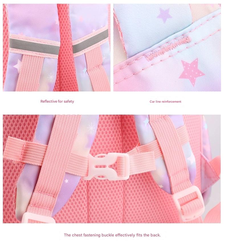 Pink Cartoon Kids Backpack with Fairy Tale Design MJ14 - Image 17