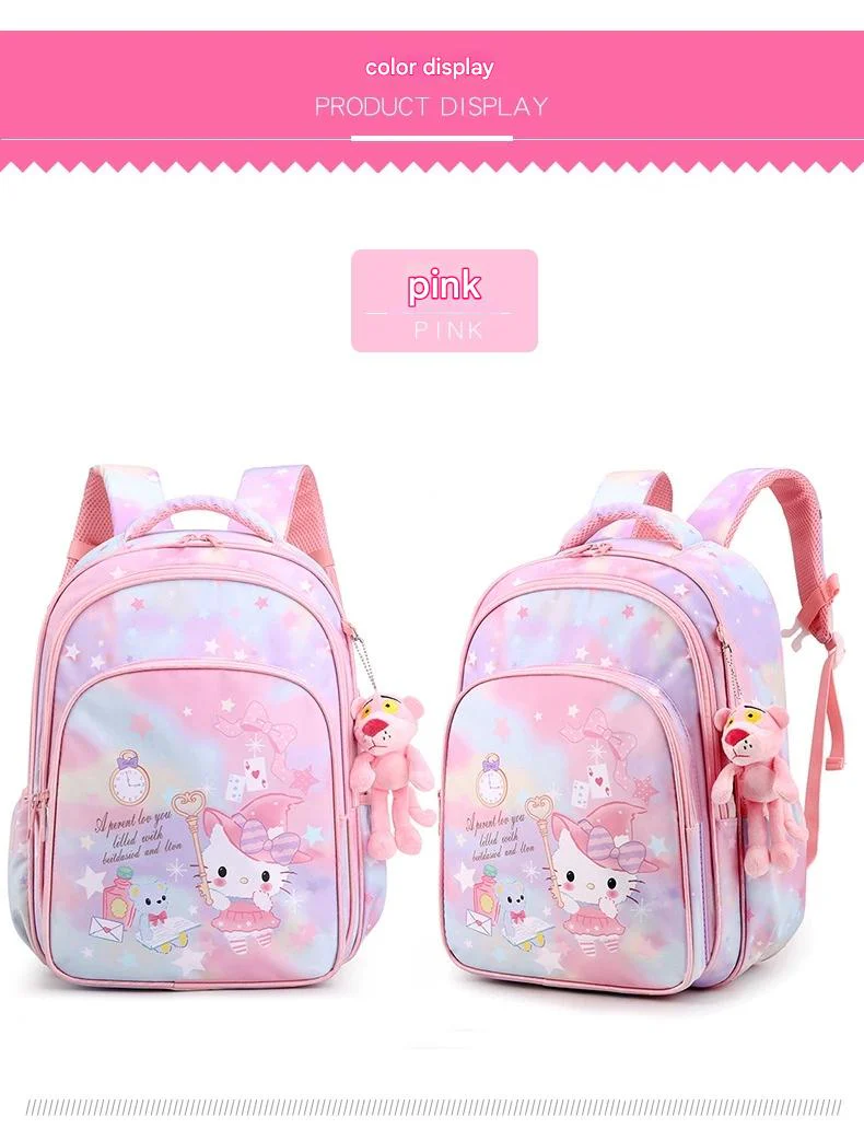Pink Cartoon Kids Backpack with Fairy Tale Design MJ14 - Image 19