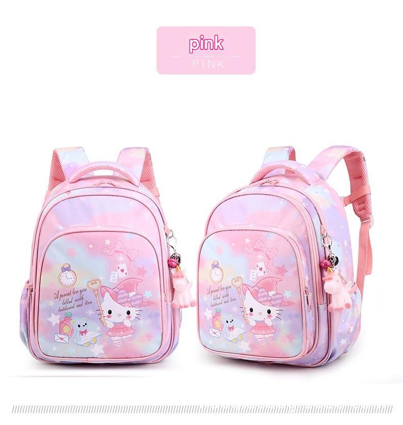 Pink Cartoon Kids Backpack with Fairy Tale Design MJ14 - Image 21