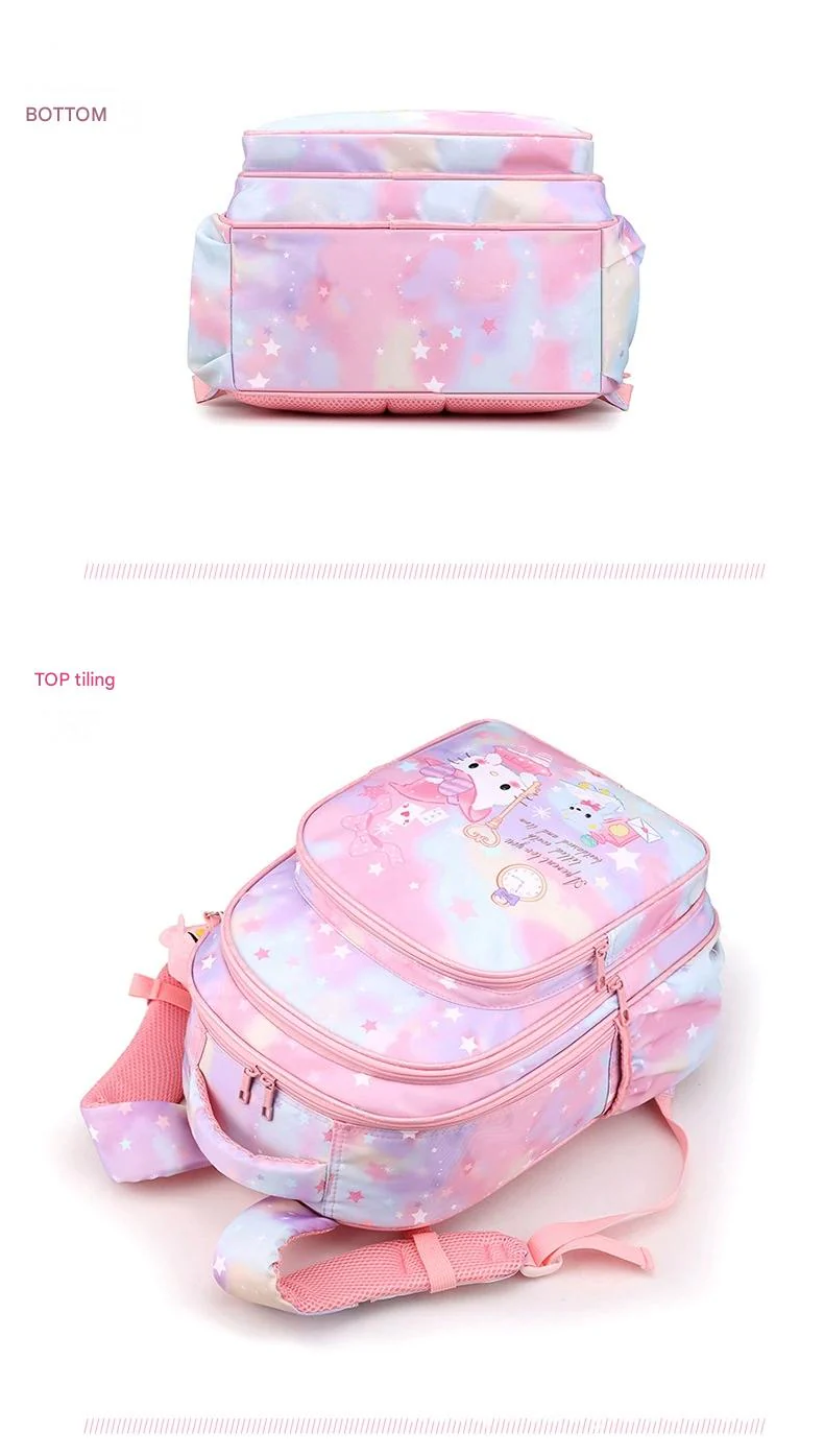 Pink Cartoon Kids Backpack with Fairy Tale Design MJ14 - Image 27