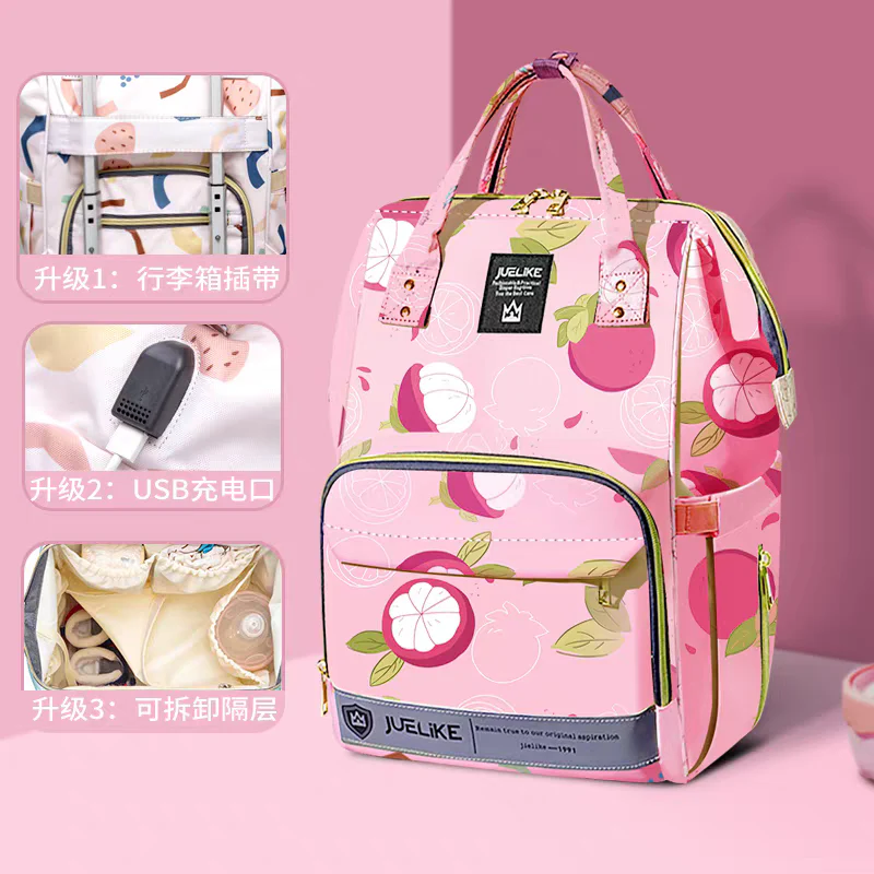 Harry Baby Diaper Bag – Cute Print | Multi-Compartment Baby Backpack HD003 - Image 2