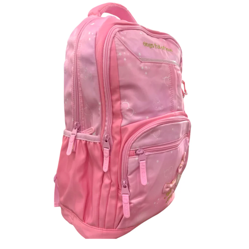 Hello Kitty Pink Backpack for Girls – Cute School Bag | Days Full of Love Edition | HD0008 ( Best For Playgroup to 3rd Class) - Image 4