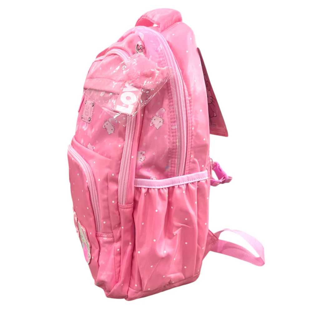 Hello Kitty Pink Backpack for Girls – Cute School Bag | Days Full of Love Edition | HD0008 ( Best For Playgroup to 3rd Class) - Image 5