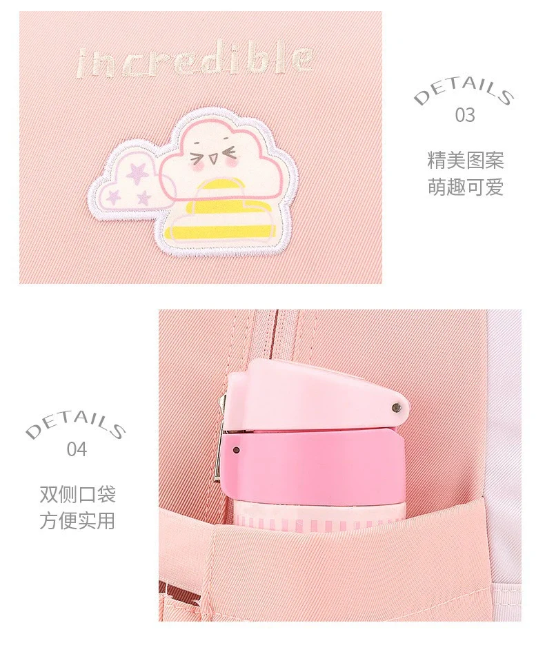 Incredible Kids School Backpack | Stylish & Spacious for Girls & Boys HD0026 ( Best For Playgroup to 3rd Class) - Image 13