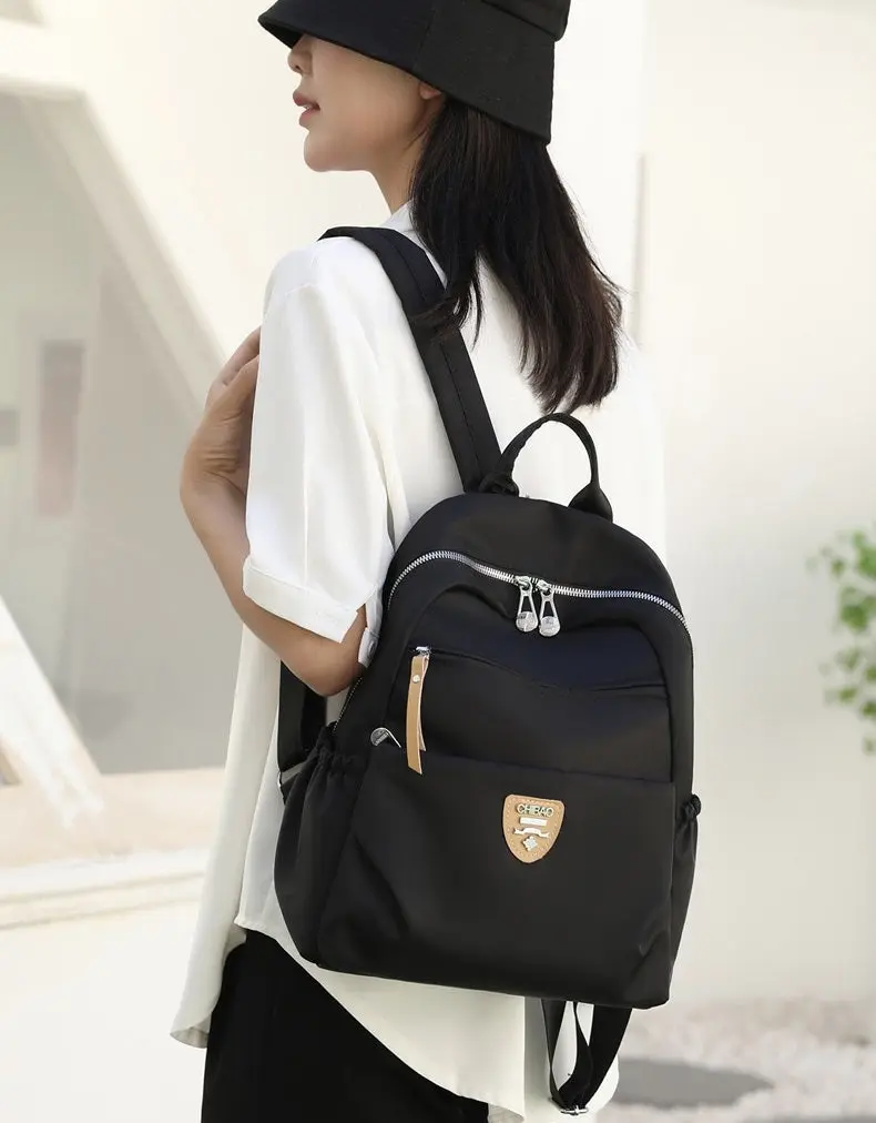 Multi Functional Backpack Women Nylon Backpacks 1241 - Image 13