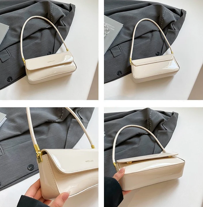 KEKEDOU & BAG Patent Leather Shoulder Bag – Elegant Mini Handbag for Women 2512 - Image 11