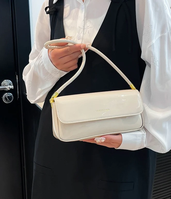 KEKEDOU & BAG Patent Leather Shoulder Bag – Elegant Mini Handbag for Women 2512 - Image 2