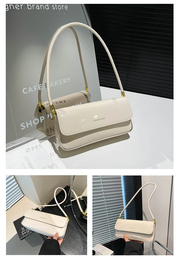 KEKEDOU & BAG Patent Leather Shoulder Bag – Elegant Mini Handbag for Women 2512 - Image 4