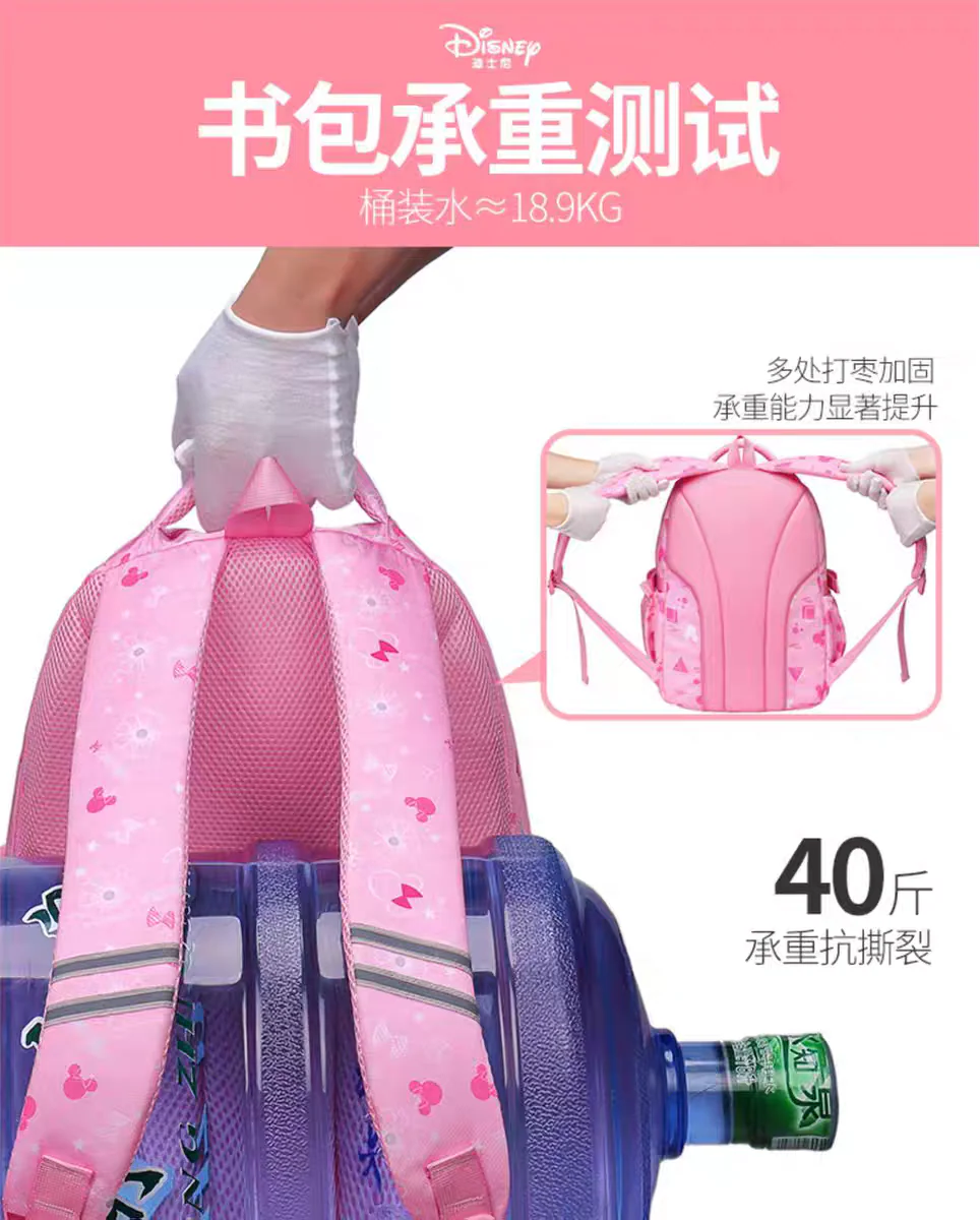 Kids' Blue Cartoon Backpack for Girls - Spacious School & Daypack HD11796 ( Best For Playgroup to 3rd Class) - Image 11
