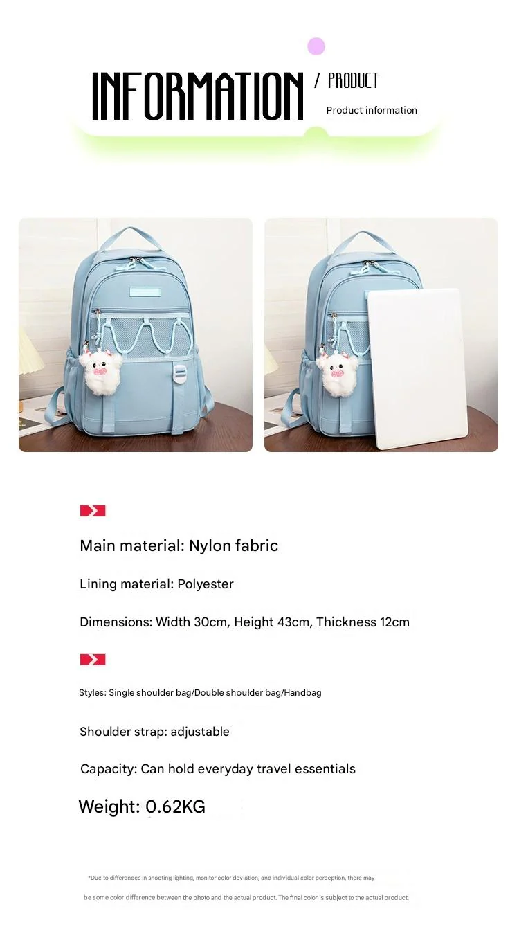 Kids School Backpack with Multiple Compartments ZK401 - Image 3