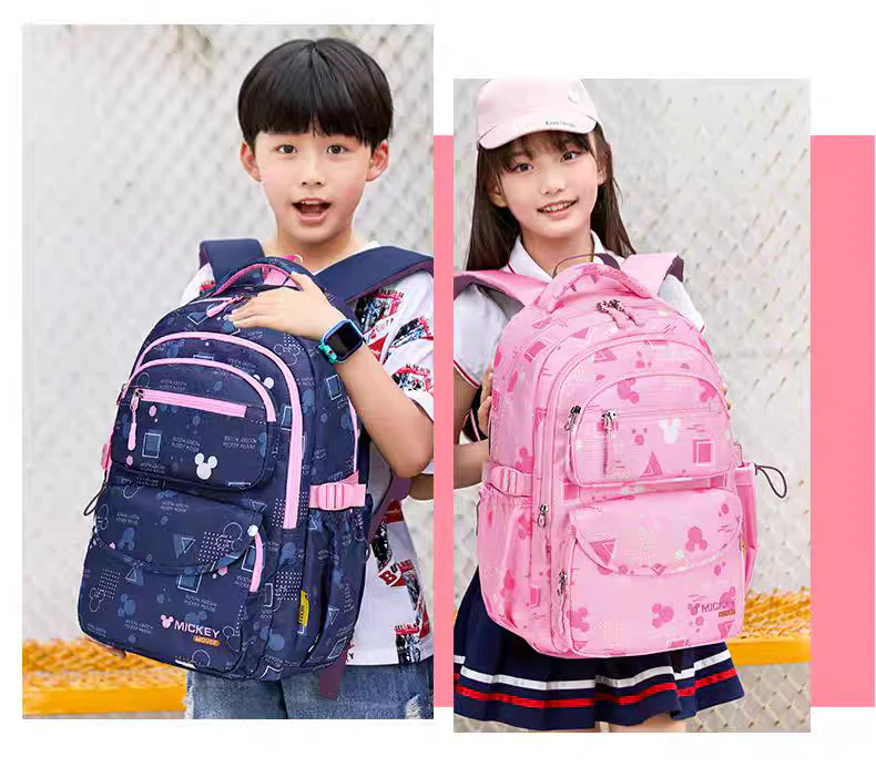 Kids' Blue Cartoon Backpack for Girls - Spacious School & Daypack HD11796 ( Best For Playgroup to 3rd Class) - Image 8